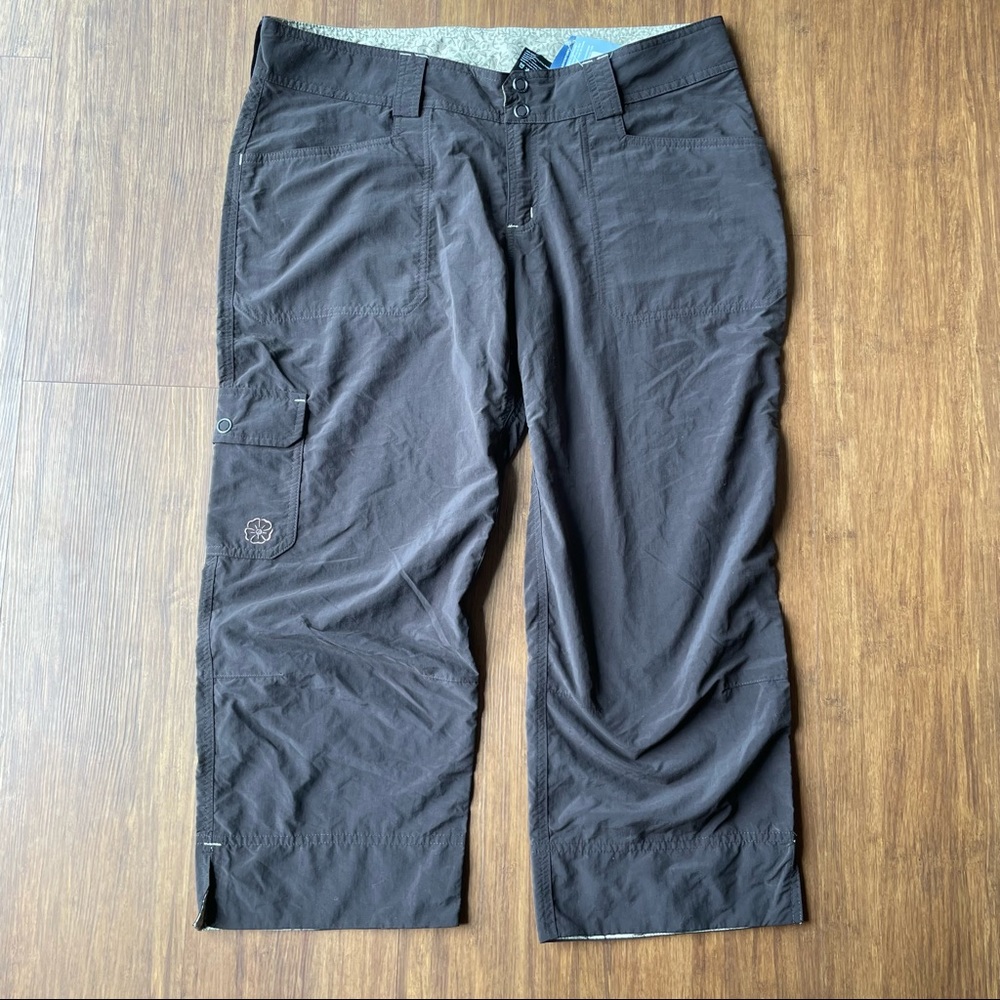 Outdoor Research Capri Crop Pants Large Brown Hike Womens Athletic NWT NEW
